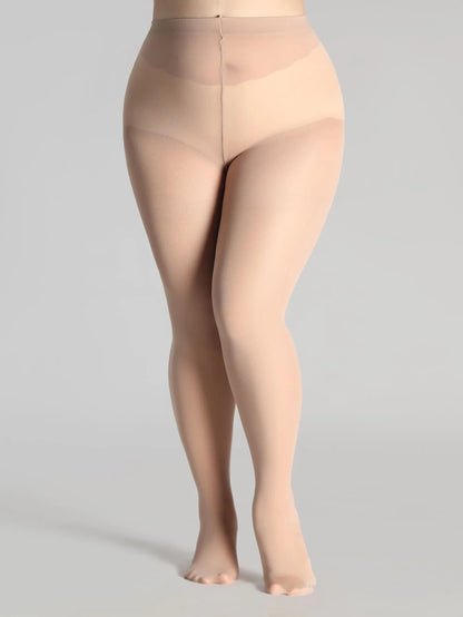 A PAIRS Transparent Black Solid Color Plus Size Pantyhose Ultra-thin Nylon stocking Korea slim High Quality Tights