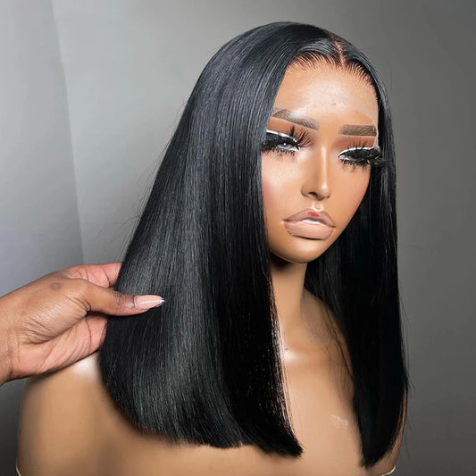 BOB Lace Front Wig 180% Density HD Lace Straight Hair