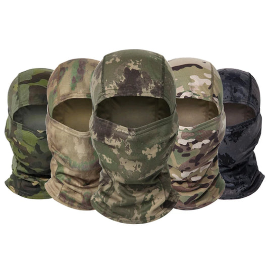 Camouflage Full Face Mask – Outdoor Cycling & Sports Balaclava