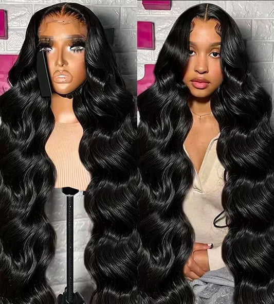 250% HD Remy Body Wave Lace Front Wig 30 40 Inch