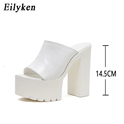 Designer Open Toe Women High Heel Slippers