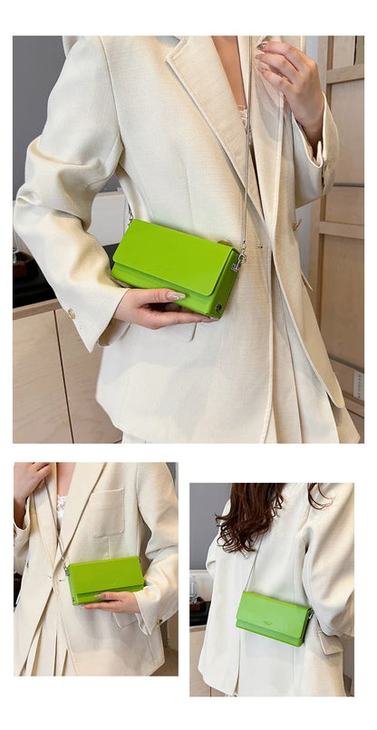 2025 New Women's Bag Fashion Simple Handbag High Quality Design Single Shoulder Bag Crossover Buckle Purse HOT SALE